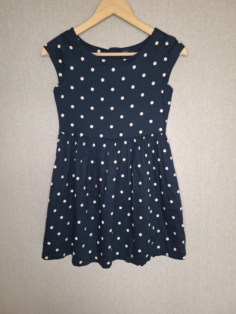 💙 Gap Kids Polkadot Girls Dress Size 10/L Cotton Preppy Formal Cute Outfit